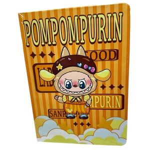 LABUBU Pompompurin Hardcover 8x6 Notebook in Sanrio Character Outfits